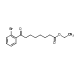 CAS#: 898751-34-3, Ethyl 8-(2-bromophenyl)-8-oxooctanoate