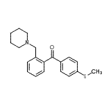 CAS#: 898752-04-0, [4-(Methylsulfanyl)phenyl][2-(1-piperidinylmethyl)phenyl]methanone