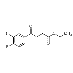 CAS 登录号：898752-22-2， 乙基4-(3,4-二氟苯基)-4-氧代丁酸酯