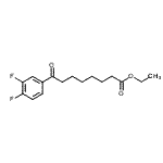 CAS#: 898752-31-3, Ethyl 8-(3,4-difluorophenyl)-8-oxooctanoate