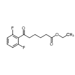 CAS 登录号：898753-26-9， 乙基6-(2,6-二氟苯基)-6-氧代己酸酯