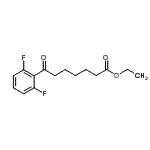 CAS#: 898753-28-1, Ethyl 7-(2,6-difluorophenyl)-7-oxoheptanoate