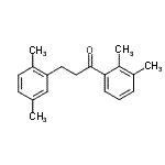 CAS 登录号：898753-48-5， 1-(2,3-二甲基苯基)-3-(2,5-二甲基苯基)-1-丙酮