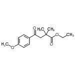 CAS#: 898753-56-5, Ethyl 4-(4-methoxyphenyl)-2,2-dimethyl-4-oxobutanoate