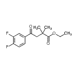 CAS#: 898753-59-8, Ethyl 4-(3,4-difluorophenyl)-2,2-dimethyl-4-oxobutanoate