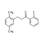 CAS 登录号：898753-78-1， 3-(2,5-二甲基苯基)-1-(2-氟苯基)-1-丙酮
