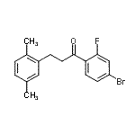CAS#: 898753-88-3, 1-(4-Bromo-2-fluorophenyl)-3-(2,5-dimethylphenyl)-1-propanone