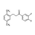 CAS 登录号：898754-08-0， 1-(3,4-二氟苯基)-3-(2,5-二甲基苯基)-1-丙酮