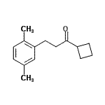 CAS 登录号：898754-18-2， 1-环丁基-3-(2,5-二甲基苯基)-1-丙酮