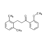 CAS 登录号：898754-32-0， 3-(2,6-二甲基苯基)-1-(2-甲氧基苯基)-1-丙酮