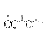 CAS 登录号：898754-34-2， 3-(2,6-二甲基苯基)-1-(3-甲氧基苯基)-1-丙酮