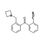 CAS#: 898754-44-4, 2-[2-(1-Azetidinylmethyl)benzoyl]benzonitrile