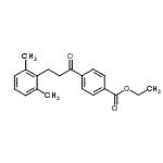 CAS 登录号：898754-55-7， 乙基4-[3-(2,6-二甲基苯基)丙酰]苯甲酸酯