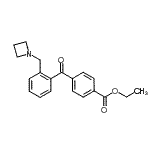 CAS#: 898754-59-1, Ethyl 4-[2-(1-azetidinylmethyl)benzoyl]benzoate
