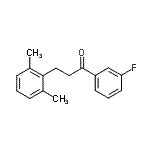 CAS 登录号：898754-76-2， 3-(2,6-二甲基苯基)-1-(3-氟苯基)-1-丙酮