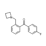 CAS 登录号：898754-83-1， [2-(1-氮杂环丁基甲基)苯基](4-氟苯基)甲酮