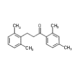 CAS 登录号：898754-84-2， 1-(2,4-二甲基苯基)-3-(2,6-二甲基苯基)-1-丙酮