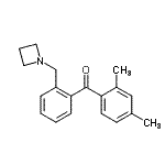 CAS#: 898754-87-5, [2-(1-Azetidinylmethyl)phenyl](2,4-dimethylphenyl)methanone