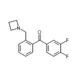 CAS#: 898755-33-4, [2-(1-Azetidinylmethyl)phenyl](3,4-difluorophenyl)methanone