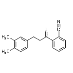 CAS 登录号：898755-71-0， 2-[3-(3,4-二甲基苯基)丙酰]苯甲腈