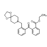 CAS#: 898755-89-0, Ethyl 2-[2-(1,4-dioxa-8-azaspiro[4.5]dec-8-ylmethyl)benzoyl]benzoate