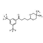 CAS#: 898755-91-4, 1-[3,5-Bis(trifluoromethyl)phenyl]-4-(5,5-dimethyl-1,3-dioxan-2-yl)-1-butanone