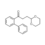 CAS#: 898756-53-1, 1-(2-Biphenylyl)-3-(1,3-dioxan-2-yl)-1-propanone