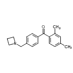 CAS#: 898756-61-1, [4-(1-Azetidinylmethyl)phenyl](2,4-dimethylphenyl)methanone