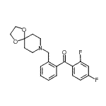 CAS#: 898756-63-3, (2,4-Difluorophenyl)[2-(1,4-dioxa-8-azaspiro[4.5]dec-8-ylmethyl)phenyl]methanone