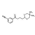 CAS#: 898756-74-6, 3-[4-(5,5-Dimethyl-1,3-dioxan-2-yl)butanoyl]benzonitrile