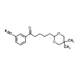 CAS#: 898756-78-0, 3-[5-(5,5-Dimethyl-1,3-dioxan-2-yl)pentanoyl]benzonitrile