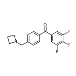 CAS#: 898757-08-9, [4-(1-Azetidinylmethyl)phenyl](3,4,5-trifluorophenyl)methanone
