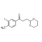 CAS 登录号：898757-13-6， 3-(1,3-二恶烷-2-基)-1-(3-碘-4-甲基苯基)-1-丙酮