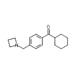 CAS#: 898757-16-9, [4-(1-Azetidinylmethyl)phenyl](cyclohexyl)methanone