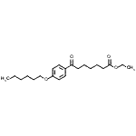 CAS 登录号：898757-93-2， 乙基7-[4-(己氧基)苯基]-7-氧代庚酸酯