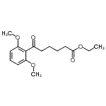 CAS 登录号：898758-47-9， 乙基6-(2,6-二甲氧基苯基)-6-氧代己酸酯