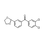 CAS#: 898759-58-5, (3,4-Dichlorophenyl)[3-(1,3-dioxolan-2-yl)phenyl]methanone