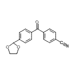 CAS 登录号：898759-96-1， 4-[4-(1,3-二氧戊环-2-基)苯甲酰基]苯甲腈