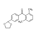 CAS#: 898760-25-3, (2,6-Dimethylphenyl)[4-(1,3-dioxolan-2-yl)phenyl]methanone