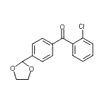 CAS#: 898760-43-5, (2-Chlorophenyl)[4-(1,3-dioxolan-2-yl)phenyl]methanone