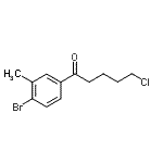CAS#: 898760-94-6, 1-(4-Bromo-3-methylphenyl)-5-chloro-1-pentanone