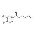 CAS#: 898761-06-3, 5-Chloro-1-(4-fluoro-3-methylphenyl)-1-pentanone