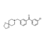 CAS#: 898761-73-4, (3-Chlorophenyl)[3-(1,4-dioxa-8-azaspiro[4.5]dec-8-ylmethyl)phenyl]methanone