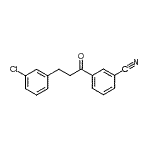 CAS#: 898762-32-8, 3-[3-(3-Chlorophenyl)propanoyl]benzonitrile