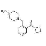 CAS 登录号：898762-60-2， 环丁基{2-[(4-甲基-1-哌嗪基)甲基]苯基}甲酮