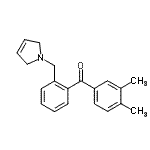 CAS#: 898763-32-1, [2-(2,5-Dihydro-1H-pyrrol-1-ylmethyl)phenyl](3,4-dimethylphenyl)methanone