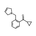 CAS#: 898763-88-7, Cyclopropyl[2-(2,5-dihydro-1H-pyrrol-1-ylmethyl)phenyl]methanone