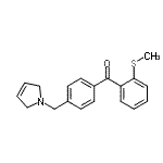 CAS#: 898763-95-6, [4-(2,5-Dihydro-1H-pyrrol-1-ylmethyl)phenyl][2-(methylsulfanyl)phenyl]methanone