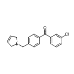 CAS#: 898764-03-9, (3-Chlorophenyl)[4-(2,5-dihydro-1H-pyrrol-1-ylmethyl)phenyl]methanone