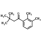 CAS 登录号：898764-44-8， 1-(2,3-二甲基苯基)-3,3-二甲基-1-丁酮